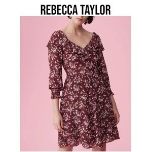 NWT REBECCA TAYLOR Tilda Ruffle Dress